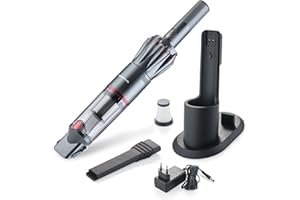 Genius A28178 Aspirateur à Main PP, Acier Inoxydable, Anthracite