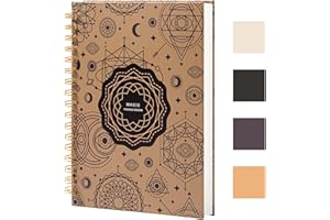 ‎TIEFOSSI TIEFOSSI Spiral Notizbuch - liniertes College-Heft 237 x 178 mm - Spirale Notizbuch College Line - Bürojournal - B5 Briefnotizbuch für Arbeit und Studium - 100g/m² dickes Papier 200 Seiten