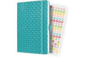 SIGEL J4103 kalendarz tygodniowy Jolie 2024, ok. A5, petrol, twarda okładka, gumowa taśma, szlufka na długopis, kieszonka, 174 strony, certyfikat FSC, terminarz