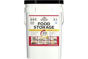 Emergency Food Supply Storage Ration Kit Container Bar Bucket Pail Freeze Dried MRE by Augason Farms