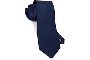 Gusleson Classic 3.15"（8cm） Men's Solid Color Necktie Wedding Business Tie + Gift Box