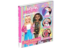 Bookoli - Stylestopper Foil Fashion Lookbook - Kids Craft Kit with Over 30 Sparkling Foil Sheets | Create Dazzling Outfits & Style Collections | Fashion Activity Set for Girls