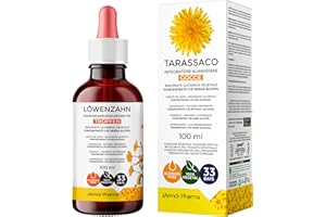 ‎J.ARMOR Löwenzahn Elixier | Löwenzahnwurzel Tropfen 100ml – Löwenzahn Extrakt 3 ml Hochdosiert Täglich – Unterstützt Leber & Nieren – Löwenzahnsaft J.Armor Pharma Dandelion Root Vegan