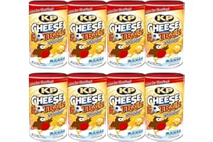 HAMPERLY GIFTS Cheeseballs Snack Bundle Consiting of KP Cheese Footballs Caddy 142g (8 Pack)