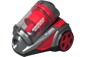 Klaiser Alligator Aspirateur Sans Sac Multi Cyclone Xtreme Force - Puissance 1600W - Pure Air - Ultra Confort - Cordon Extra Long 7 Mètres - Tube télescopique Extra Long