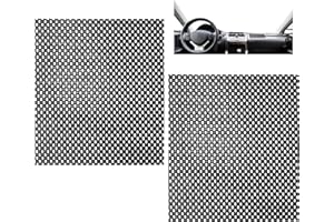 CVDYWDJIE Tapis Antidérapants De Voiture 2 Pièces, Tapis Antidérapants pour Téléphone Portable, Tapis De Tableau De Bord De Voiture Découpables, Accessoires De Voiture, Accessoires De Voiture