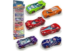 WKXINXUAN Coches Juguete, Mavel Coches para Niños, 6PCS Superhero Cars Juguetes, Hot Micromachines, Coche Juguete, Coches de Juguetes, Coches Niños, Coche Juguete Bebe, para Niños Niñas de 3 a 12 Años