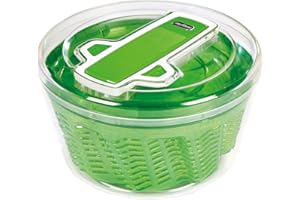 Zyliss E940015 Swift Dry Salatschleuder, Klein, 3.5L, Kunststoff, Grün, Salattrockner inklusive Salatschüssel, Aquavent Technologie