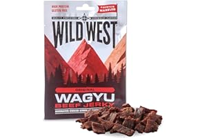 ‎WILD WEST Wild West Wagyu Beef Jerky – 1 x 25g - Trockenfleisch - Protein Snack - High Protein