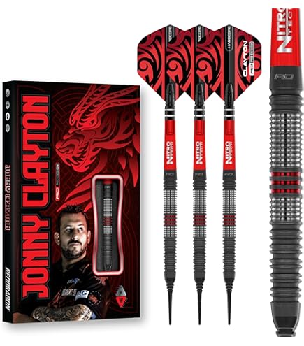 Steel Tip Darts Professional RED DRAGON Valore 22g Brass Steel Tip Darts Set With Flights, Shafts & Wallet 22g Brass Darts Set