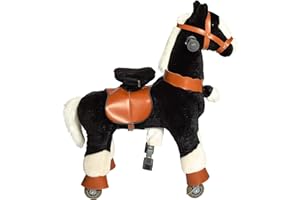 Galoppo Spielpferd mit Rollen für Kinder ab 2 Jahren in der Größe Small – XXL Reitpferd zum Reiten und Spielen im Haus und auf der Straße