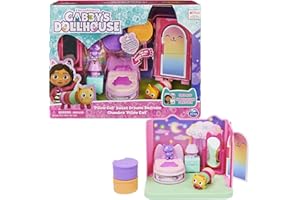 KINETIC SAND LA CASA DE MUÑECAS DE GABBY - DORMITORIO DE SUEÑIGATA con 1 Figura Sueñigata, 3 Accesorios, 2 Caja Sorpresa y 3 Muebles - 6062037 - Juguetes Niñas 3 años + - Regalo Niña 3 años +