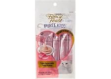 Fancy Feast Puree Kiss Tuna Puree with Tuna Flakes, 10g x 4