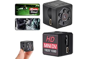 NF ROADTOLOVE Mini Cámara Espía Oculta HD Sin Wifi - Camara Vigilancia de Coche con Visión Nocturna y Detección de Movimiento, Funciona sin Internet, Camara Vigilancia Sin Wifi, Cámara para Vigilar + MicroSD 128GB