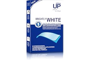 Bandes de Blanchiment des Dents - Blanchissement Dentaire - 28 White-Strips Qualité Professionnelle - avec la Technologie Avancée Anti-dérapant - Efficacité Prouvée Whitestripes shineUP