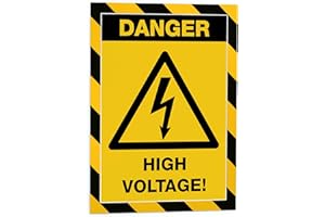 Durable 4944130 - Duraframe Security, Cornice Espositiva Adesiva per la Segnaletica di Sicurezza, Formato A4, Confezione da 2 Pezzi, Giallo/Nero