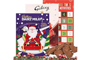 CANDY SMITHS Chocolate Advent Calendar 2023 for Kids - A Delicious Assortment of Christmas Countdown Calendars Cadbury Dairy Milk, Fun Family Activities and Galaxy Chocolate Gifts for Women and Men