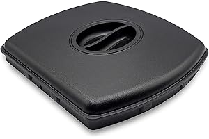 Coperchio Coffisano per Serbatoio Acqua compatibile con Didiesse Frog, Tappo per Macchina da Caffè Accessorio Ricambio Porta Bottiglia Contenitore in Plastica Nero