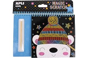 APLI KIDS APLI agipä – Blocco schede a grattare Inverno 1, 16524.0