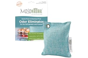 Moso Natural Sac De Purification De L’Air, Garde Votre Réfrigérateur, Le Congélateur Et Frigo ; Frais, Sèche Et L’Odeur. 1-Paquet De 75G