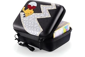 Bheddi Estuche para PTCG Tarjetas [Premium] Portátil Caja Cartas Se Adapta an hasta 400 Tarjeta (Classic-Upgrade)