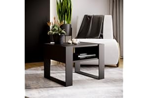 MRBLS_HOME MRBLS - Tavolino da salotto, design moderno e rustico, 65 x 45 x 53,6 cm (larghezza x altezza x profondità)