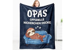 ‎GIFTASY Giftasy Geschenke für Opa - Kuscheldecke, Bester Opa Geschenk Geburtstag, Geburtstagsgeschenk, Weihnachten Vatertag Vatertagsgeschenk