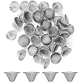 40 Pcs Stainless Steel Pipe Screens Filter,Adjustable Size Metal Wire Mesh Filter Reusable Tube Ball Screen,Bowl Mesh Gauzes Reusable Mesh Bowl Screens for Pipe and Vaporizer