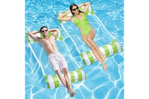 GOLDMIKY Hamaca Hinchable de Piscina, 4 en 1, sillón, Hamaca, Drifter, Hamaca de Agua Adultos para Fiesta de natación