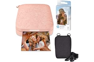HP Sprocket Imprimante Photo instantanée Portable 2x3 Pouces (Rose) Paquet de Papier Zink