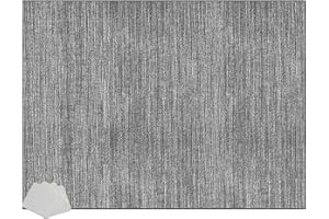 ZAJENKUB 140 x 120 cm Alfombra Bateria Electronica, Antivibracion Antideslizante Alfombras Bateria Insonorizacion, Alfombrilla de Tambor para Baterías Acústico Caja Bombo y otros Instrumentos Musicales