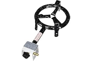 Flores Cortés Réchaud à paella 20 cm à gaz Vitrifié 1 soupape