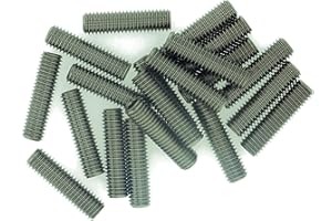 SINGULARITY SUPPLIES M4 (4mm x 20mm) Hex Socket Grub Screw (Flat Point) - Stainless Steel (A2) (Pack of 20)