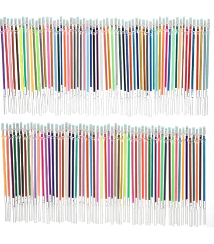 Ricariche Per Penna Gel Shuttle Art 120 Colori  Senza Duplicati Ricariche Per Penna Gel 7 Tipi Di Colori Per Bambini E Adulti Libri Da Colorare Diseg~p111378897