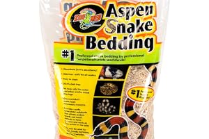 Zoo Med – Aspen Snake reptilströ, naturlig reptilströ, superabsorberande, giftfri, luktfri, 8,8 l