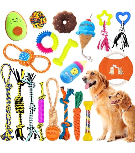 Lot De 3 Jouets De Noël Pour Chien - Corde Bonbon, Balle, Nettoyant Dentaire (Petits/Moyens Chiens)