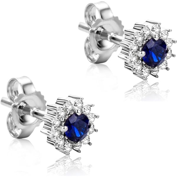 Orecchini A Lobo Diamanti Oro Bianco 18 Carati - Design Classico E - Foto 2