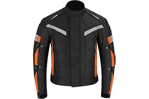VASTER Chaqueta impermeable para hombre, chaleco textil para motocicleta, aprobado por la CE, chaleco blindado Cardura Rider 5 colores
