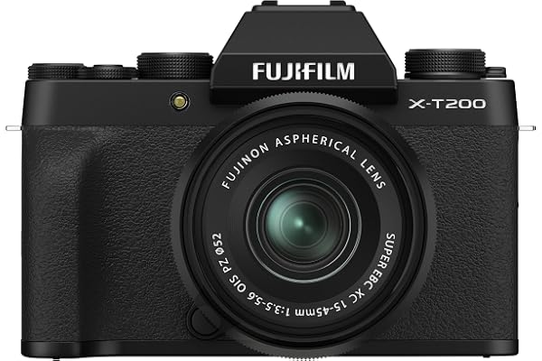 Fujifilm Digital FUJIFILM X-T200 Appareil Photo numérique avec XC15-45 mm F3.5-5.6 OIS PZ Kit, Noir