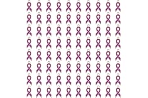 CRAFFANCY - 80 ciondoli a nastro in colori misti, 8 stili, in plastica smaltata, nastri della consapevolezza, accessori per artigianato e bigiotteria fai da te