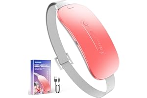 AIDISY Cintura Riscaldante Mestruale Mit 9 Modalità, Cintura Mestruale Wireless USB Regolabile, Può Spegnersi Ogni Ora, Il Nastro Riscaldante Mestruale Aiuta Ad Alleviare I Crampi e La Tensione Mestruale