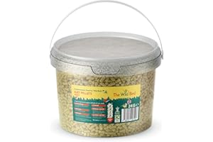 The Wild Bird Insect Flavoured Suet Pellets Bird Food 3kg - Food for All Seasons - Full of Nutrients - High in Energy and Protein