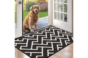 ‎BISCPRO Biscpro Fußmatte mat,schmutzfangmatte innen 60x90cm rutschfest Fußmatten, Teppich Waschbar in Waschmaschine Innen & Außen türmatte,für Eingangsbereich,Aussenbereich,Fussmatten Haustür