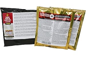 ‎AROMHUSET Prestige 48 h Turbo Pure Alkoholhefe 18%, 2er-Pack | edle Turbohefe | Gärhefe | Weinhefe | Allzweckhefe für Heimbrauerei | Brauereihefe | Herstellung von hochprozentigem Alkohol