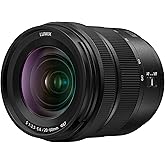 Panasonic S-R2060E LUMIX S objektif (20-60 mm, F3.5-5.6, filtre boyutu 67 mm, toz, sı&ccedil;rayan su ve soğuğa karşı korumalı) siya
