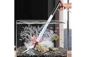 SOUSLOW Cambio d'Acqua per Acquario, Detergente per Ghiaia per acquari Kit, Vestito per Il Cambio dell'Acqua dell'acquario e la Pulizia della Sabbia dell'acquario