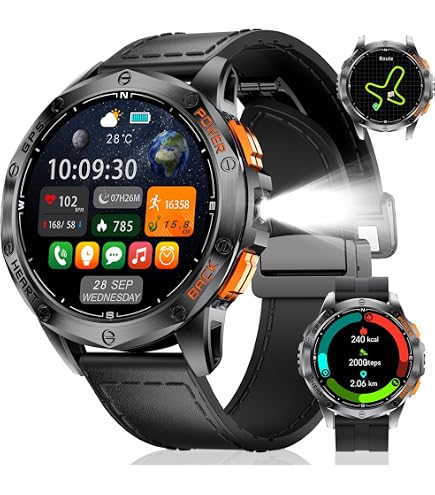 Lot De 3 Films De Protection Écran Verre Trempé 9H Pour Montre Intelligente FEELNEVER EF3 1,43" - Compatible FOXBOX LIGE ESFOE