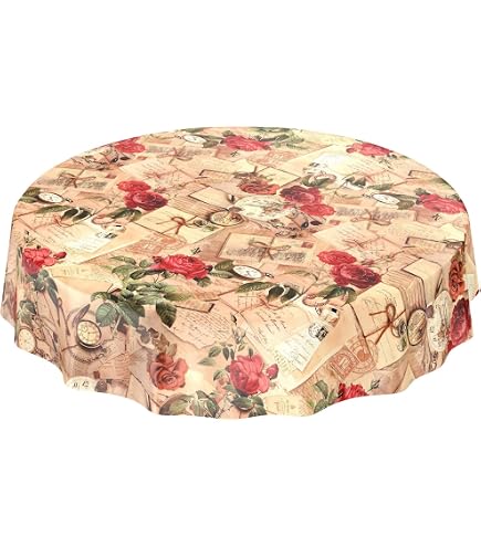 Wachstuch Tischdecke Weihnachten Meterware – Rutschfest, Mit Fleece-Rückseite, Größe Wählbar
