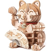 Puzzle 3D en bois avec boîte à musique Rolife Sunset Carnival | Robotime