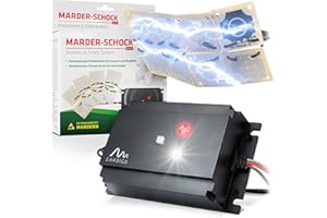 ‎GARDIGO Gardigo® Marderschreck Auto Hochspannung | Marderabwehr mit Elektroschock | Zum Anschluss an die Autobatterie | Marderschutz Ultraschall + Schock | 25 Jahre Erfahrung mit Ultraschall Marderabwehr